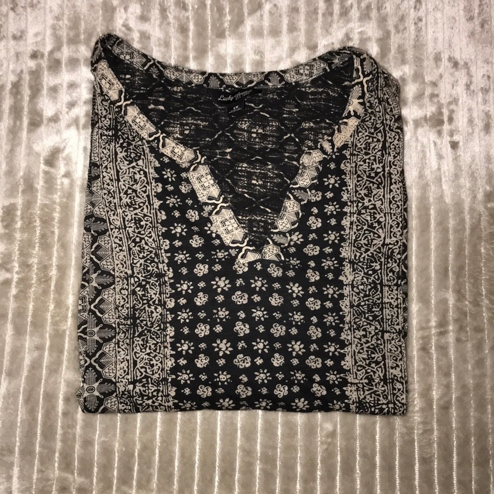 Lucky brand tunic blouse